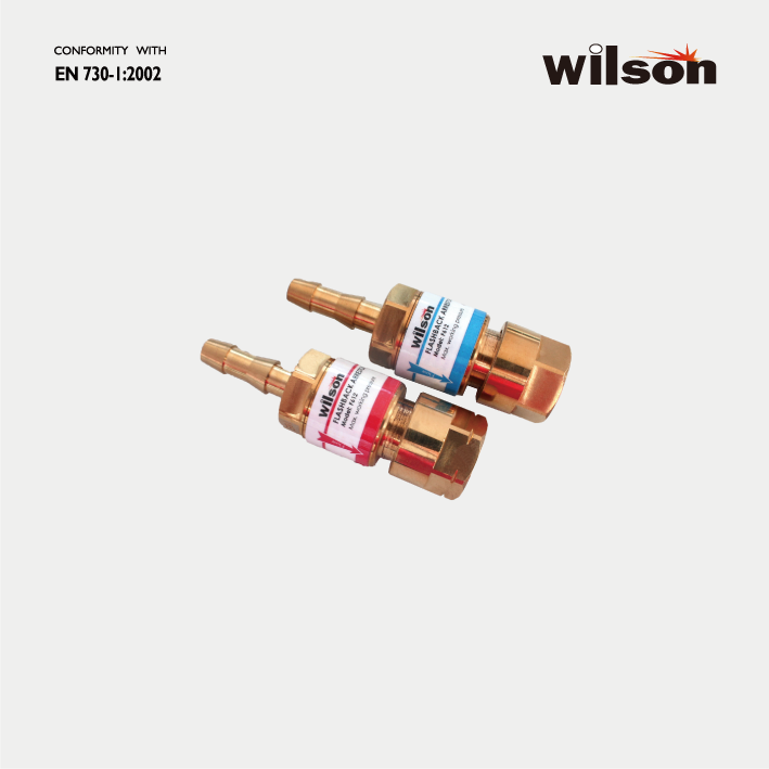 Wilson F612 Series Flashback Arrestors for Torch Handle. EN-ISO 5175-1